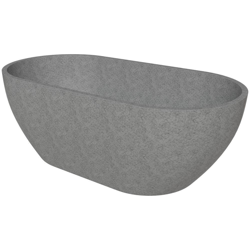 59'' x 29.5'' Soaking Stone Bathtub