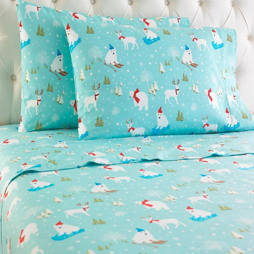 Micro Flannel® Micro Flannel® Printed Deep-Pocket Sheet Set