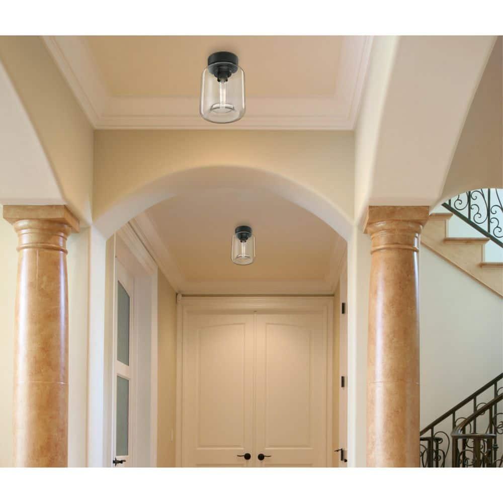 Judd Glass Semi Flush Mount