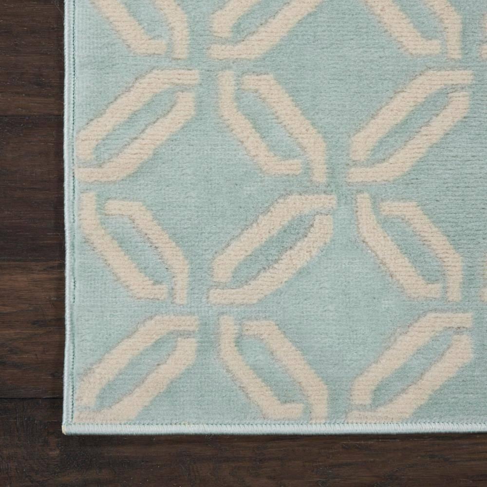Nourison Jubilant 2 x 4 (ft) Loomed Polypropylene Green Rectangular Indoor Abstract Area rug