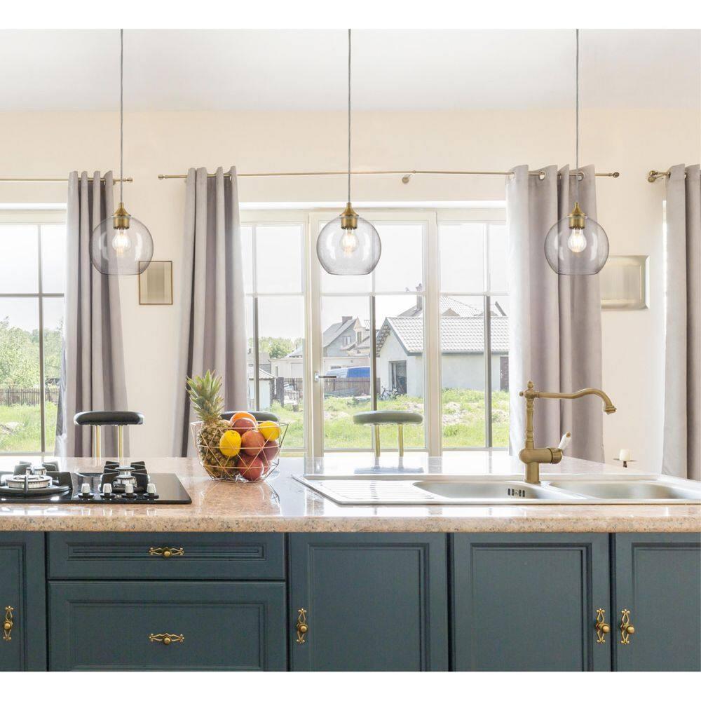 Westinghouse Lighting  Tatze One Light Indoor Mini Pendant - 1-Light Brushed Brass