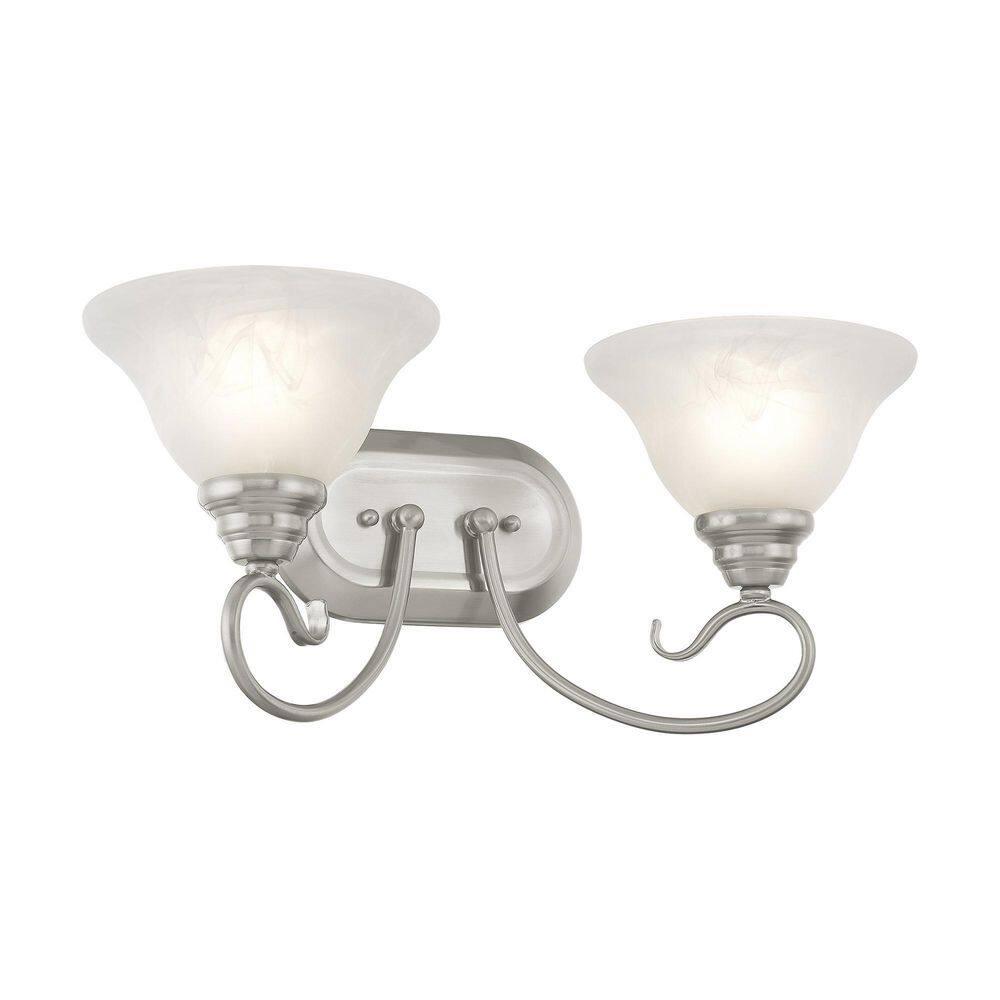 Livex Lighting Coronado 2 - Light Vanity in  Brushed Nickel