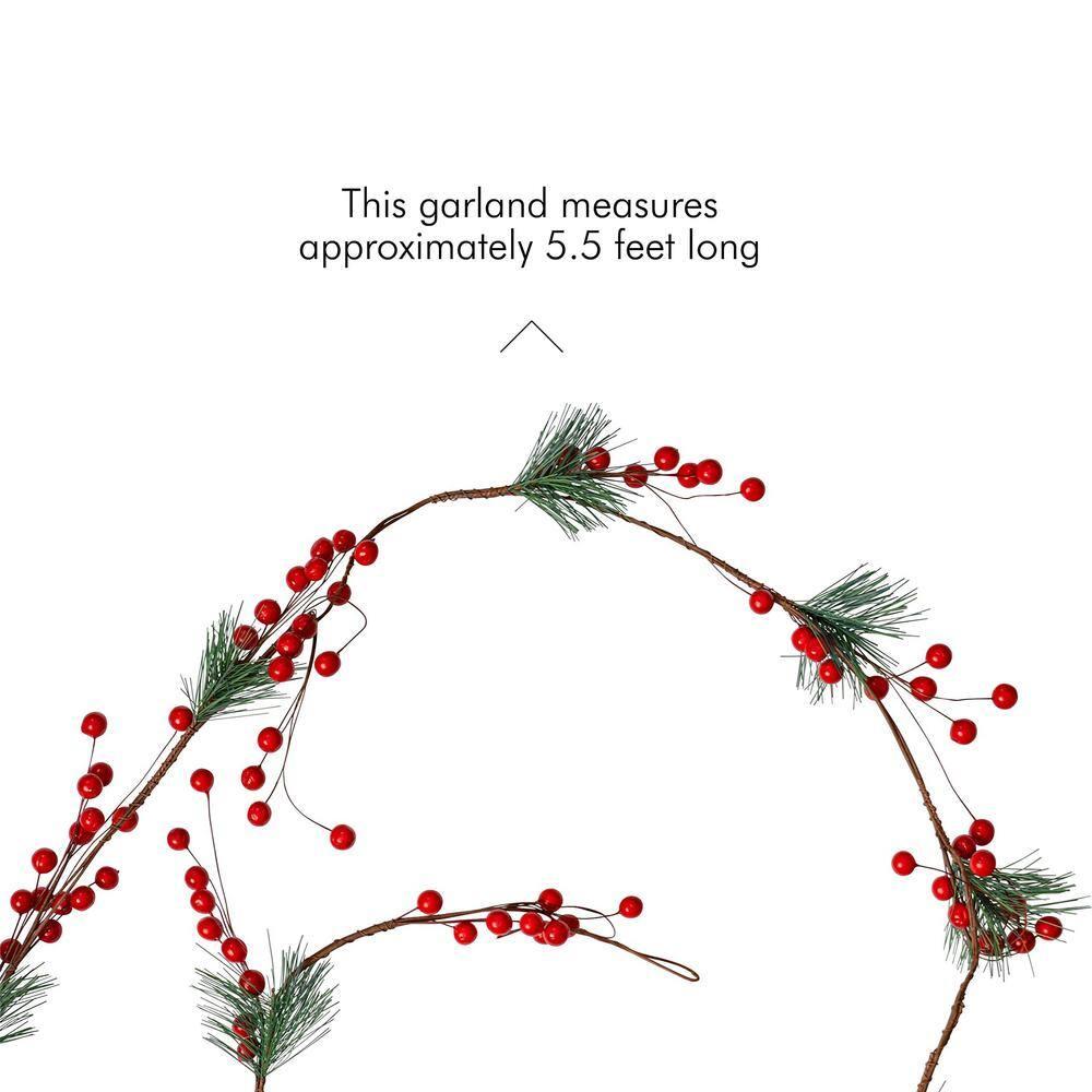 1'' in. Faux Garland