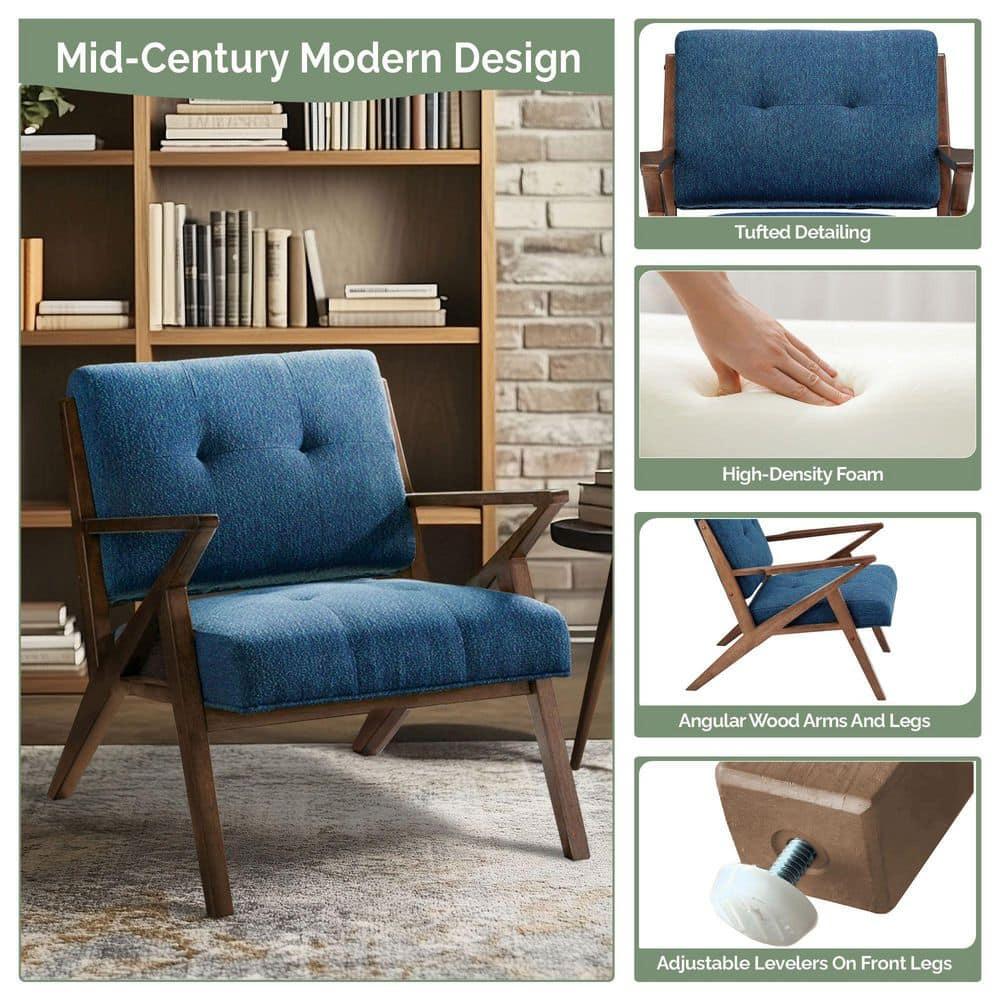 Desi Retro Button Tufted Armchair
