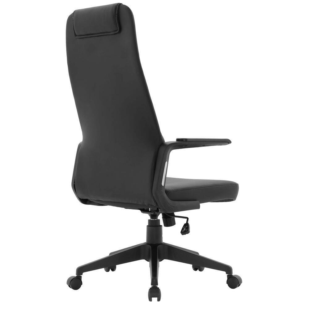 Inbox Zero Mylaya Leather/Polyester Office & Conference Chair – Adjustable, Tilt-Controlled Executive Ergonomic Seating with Swivel for Home Office, Conference Room