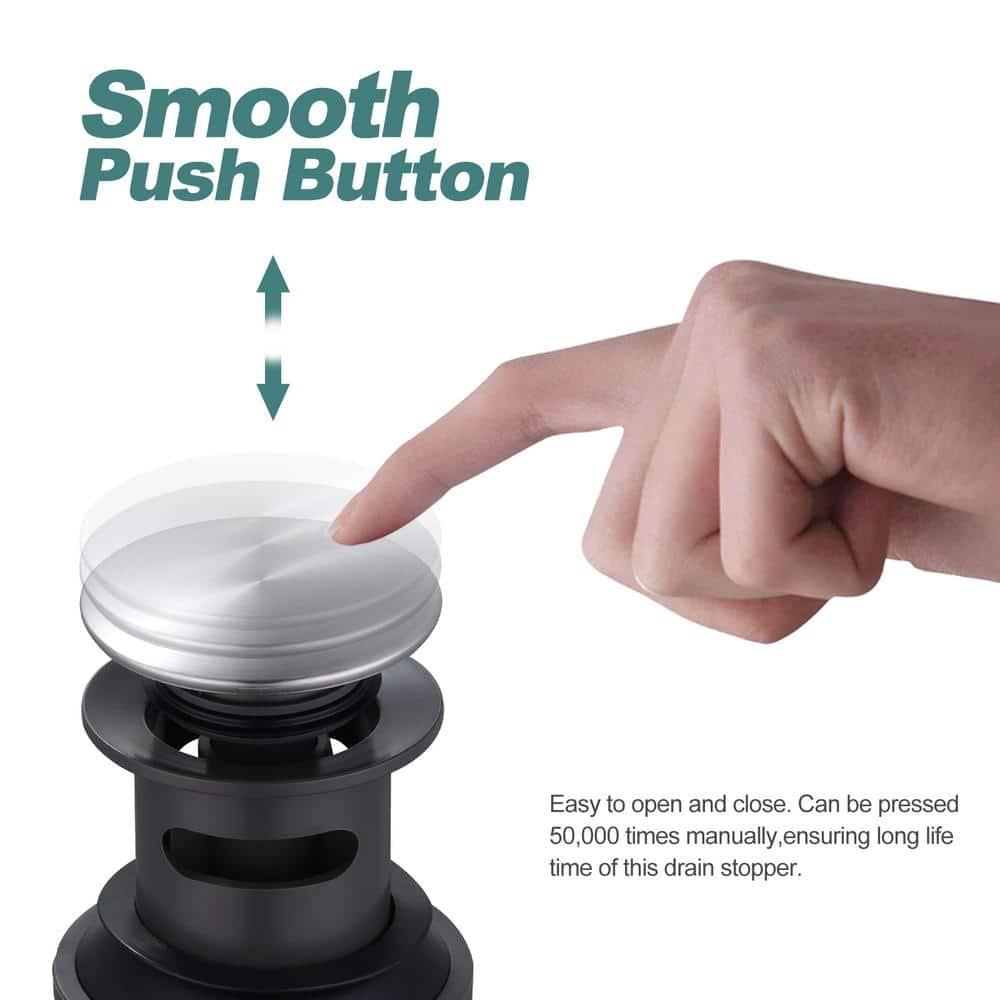 Pop-Up Bathroom Sink Drain with Overflow( 2Pack)