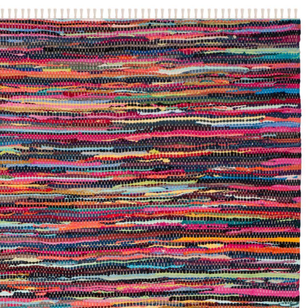 Rag Area Rug RAR128 Hand Woven Area Rug - Multi - 8'x10' - Safavieh.