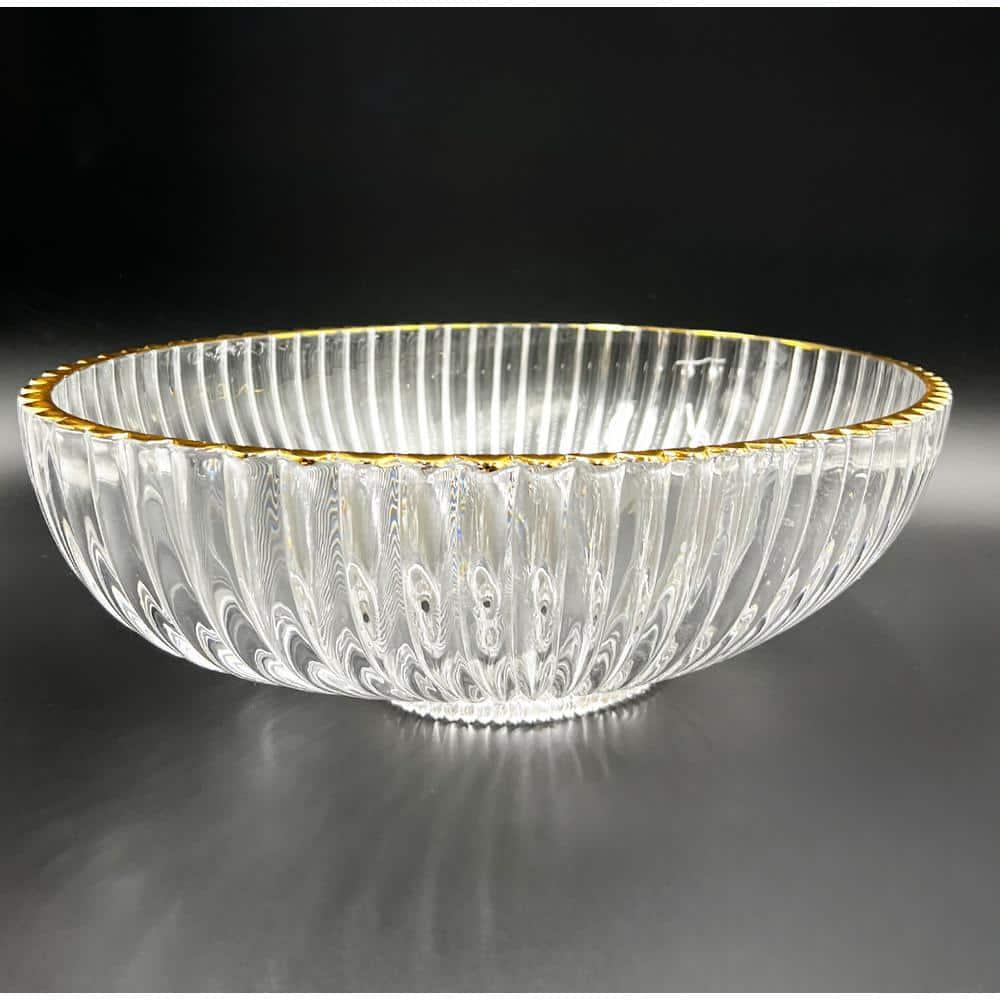 Majestic 21" Glass Oval Vessel Bathroom Sink