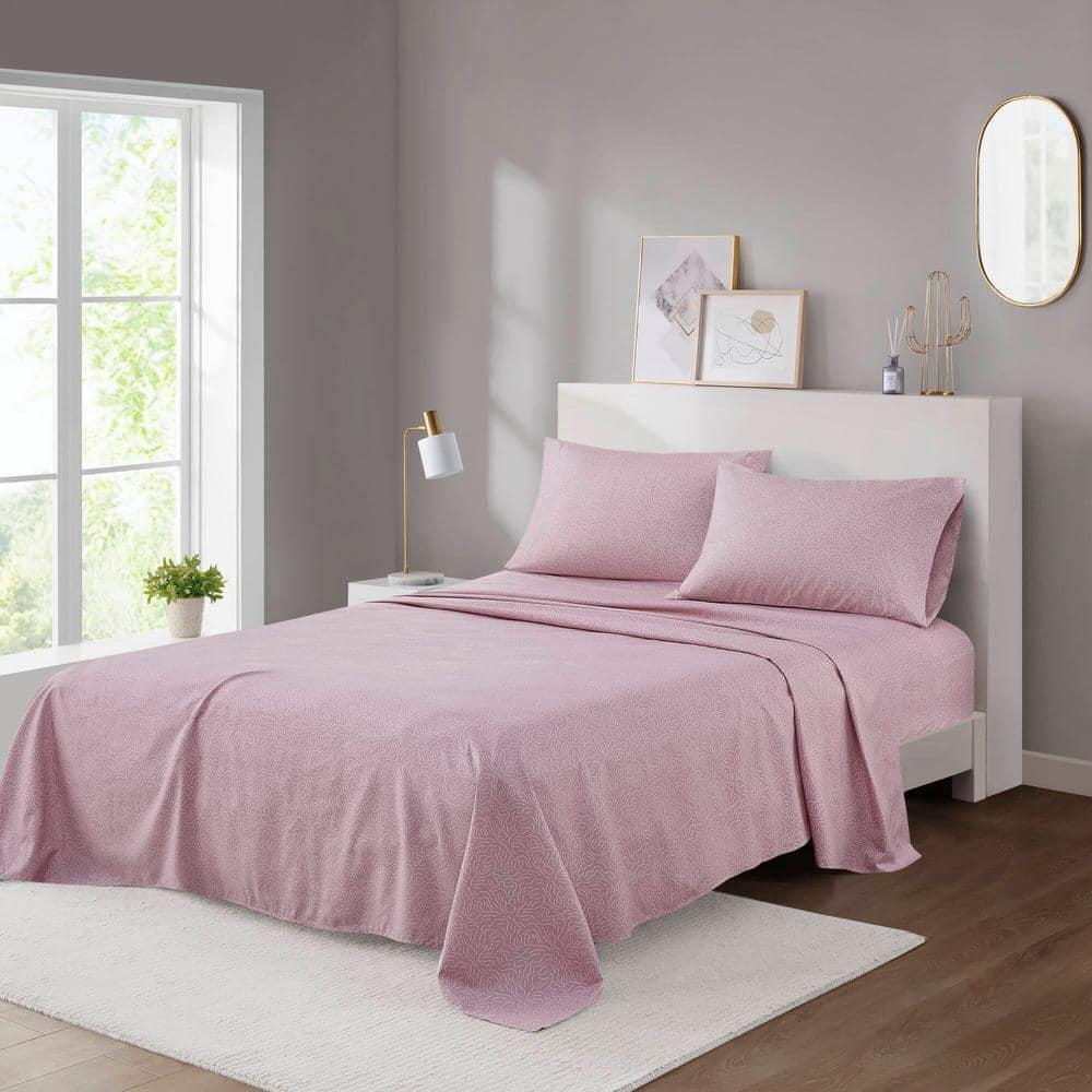Madison Park Essentials 100% Cotton 200TC Printed Sheet Set