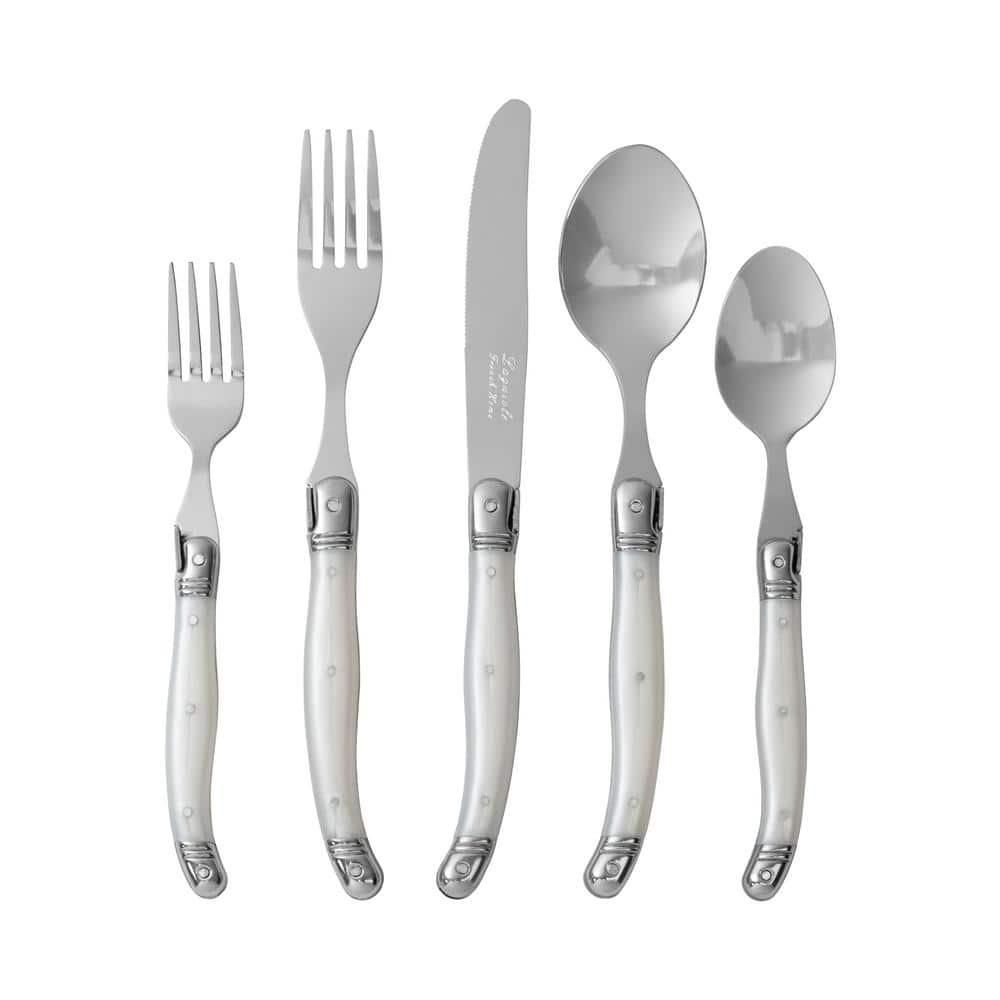 French Home French Home Laguiole 20 Piece Stainless Steel Flatware Set, Service for 4 (Set of 20)