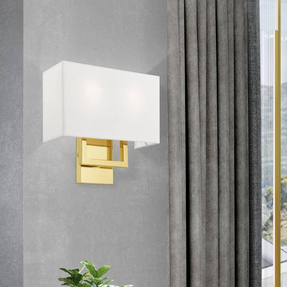 Livex Lighting Pierson 2 - Light Wall Light in  Polished Brass