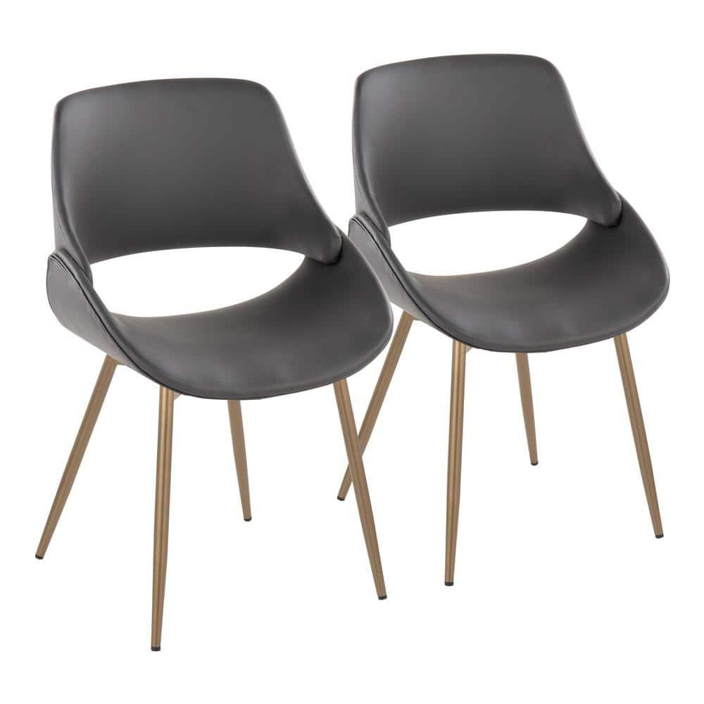 19.25'' H Faux Leather Upholstered Side Chair