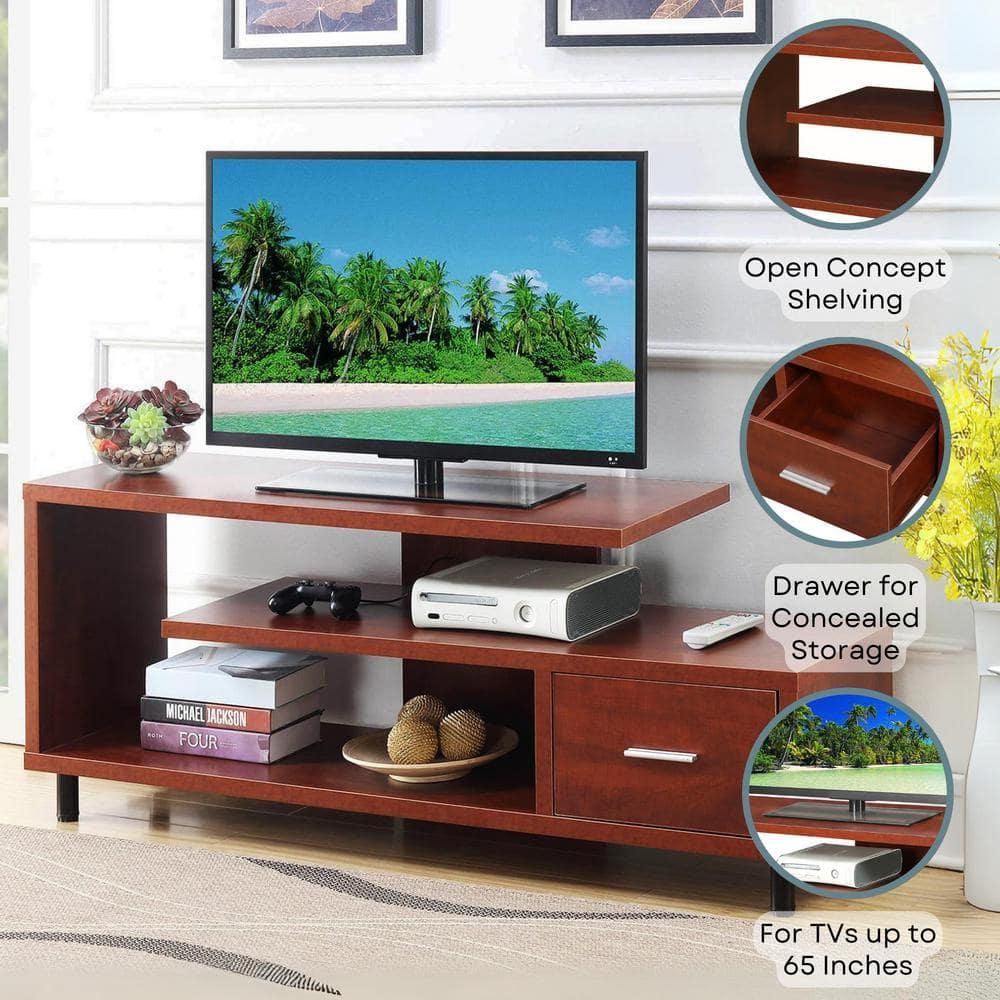 Convenience Concepts Seal II 60" TV Stand, Multiple Finishes