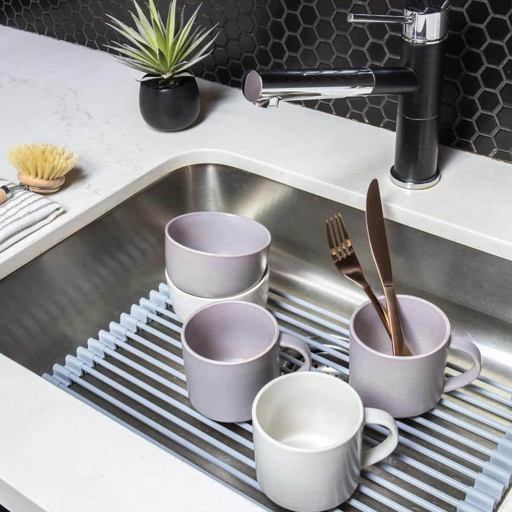 Better Houseware Multipurpose Roll-up Rack (Small) in Gray