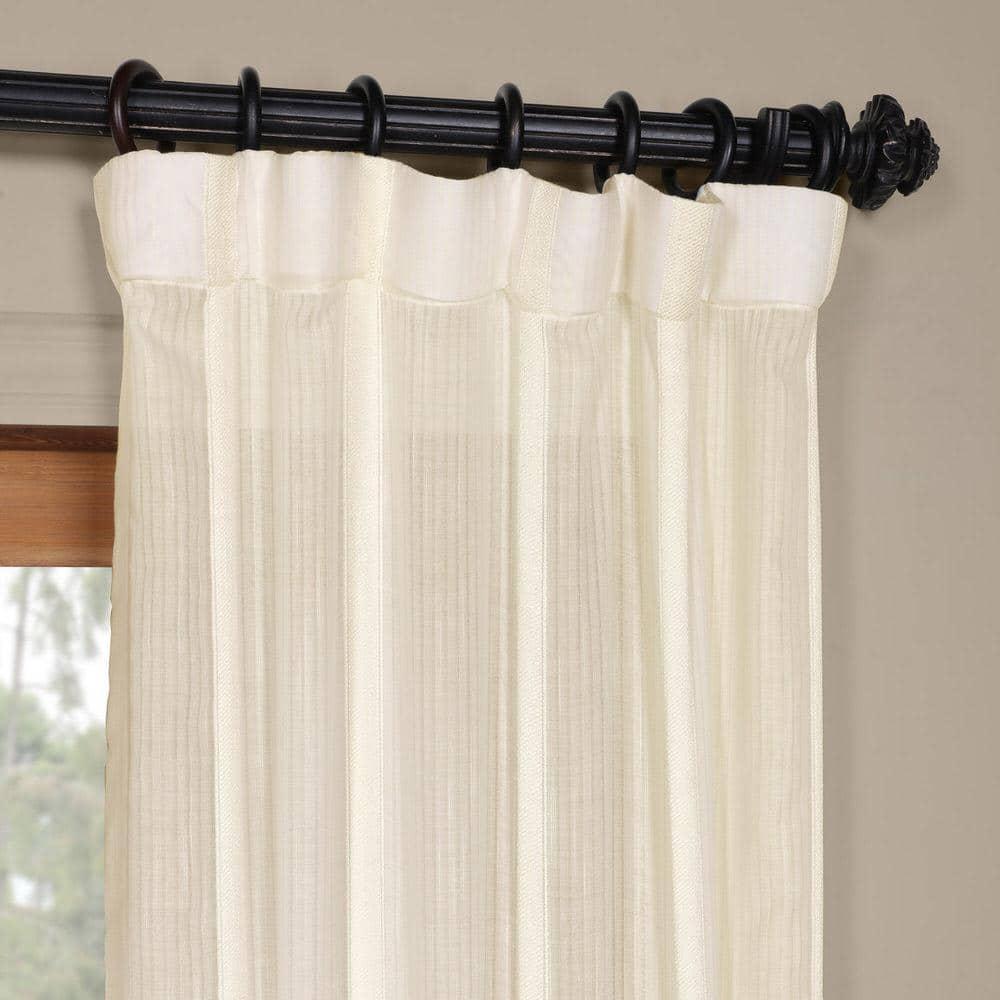 Rylene Synthetic Sheer Curtain Single Panel