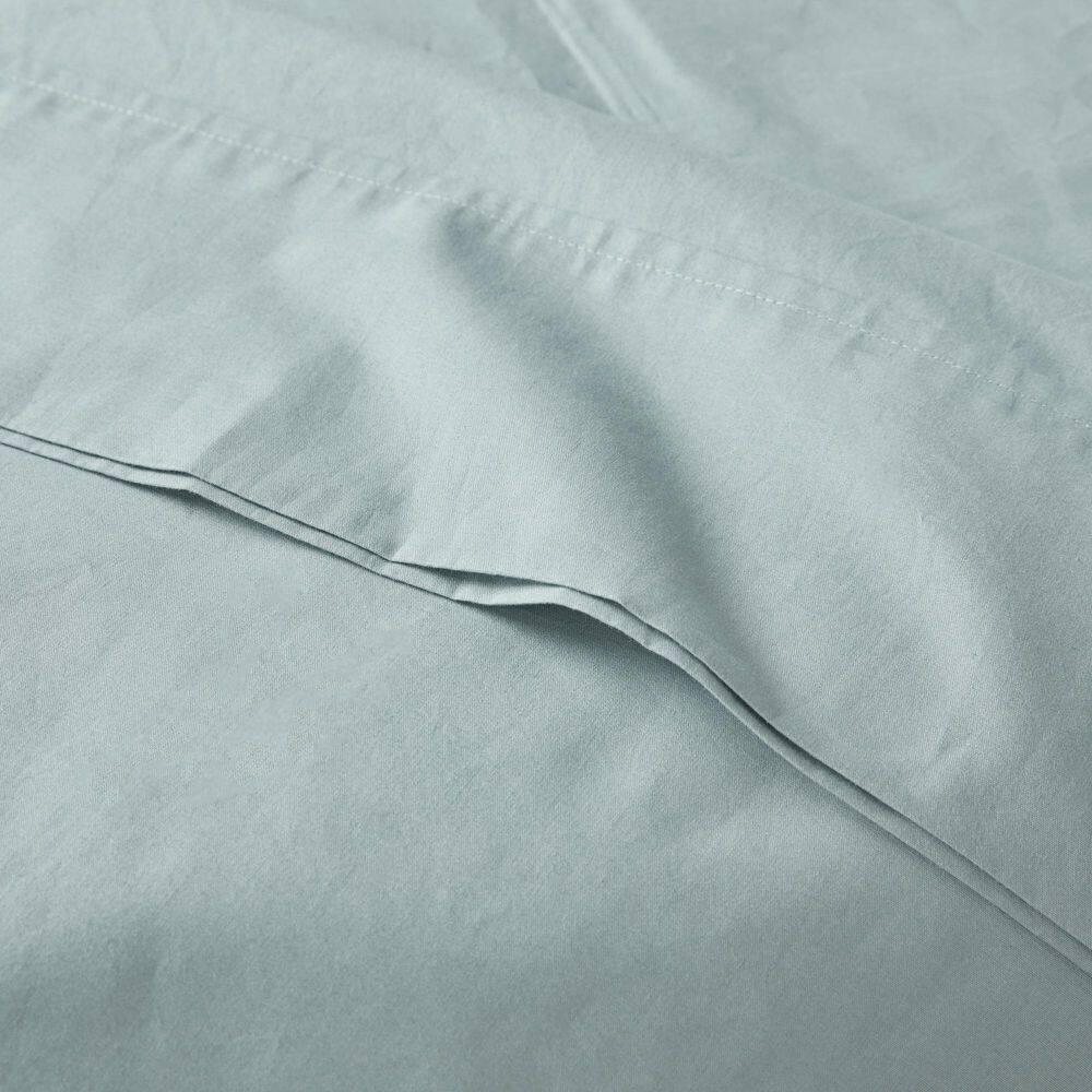 Peached Percale 200 Thread Count Relaxed Cotton Percale Sheet Set