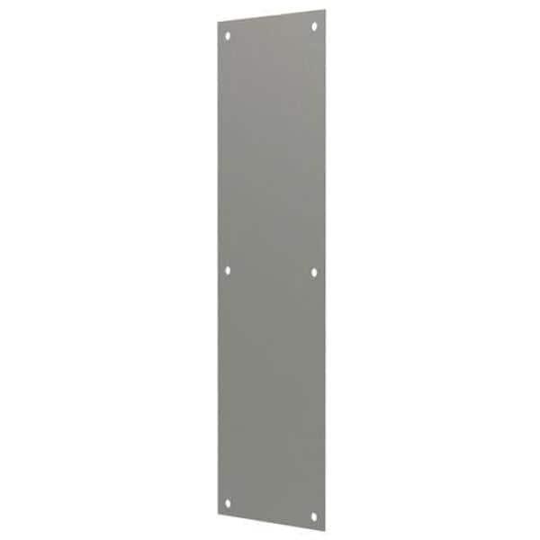 Prime-Line Door Push Plate, 4 in. x 16 in., Stainless (Single Pack)