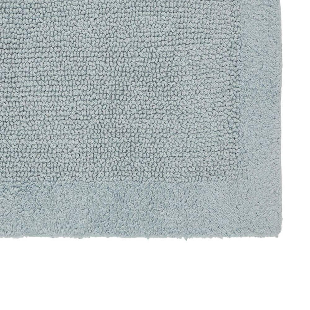 Better Trends Edge 100% Cotton Tufted Reversible Bath Rug 21" x 34" Rectangle - Blue
