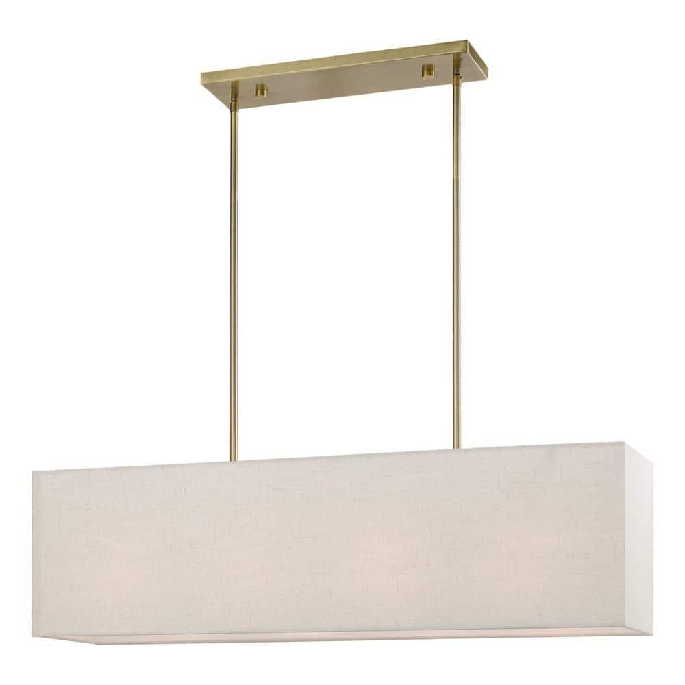Livex Lighting Summit 4 - Light Chandelier in  Antique Brass