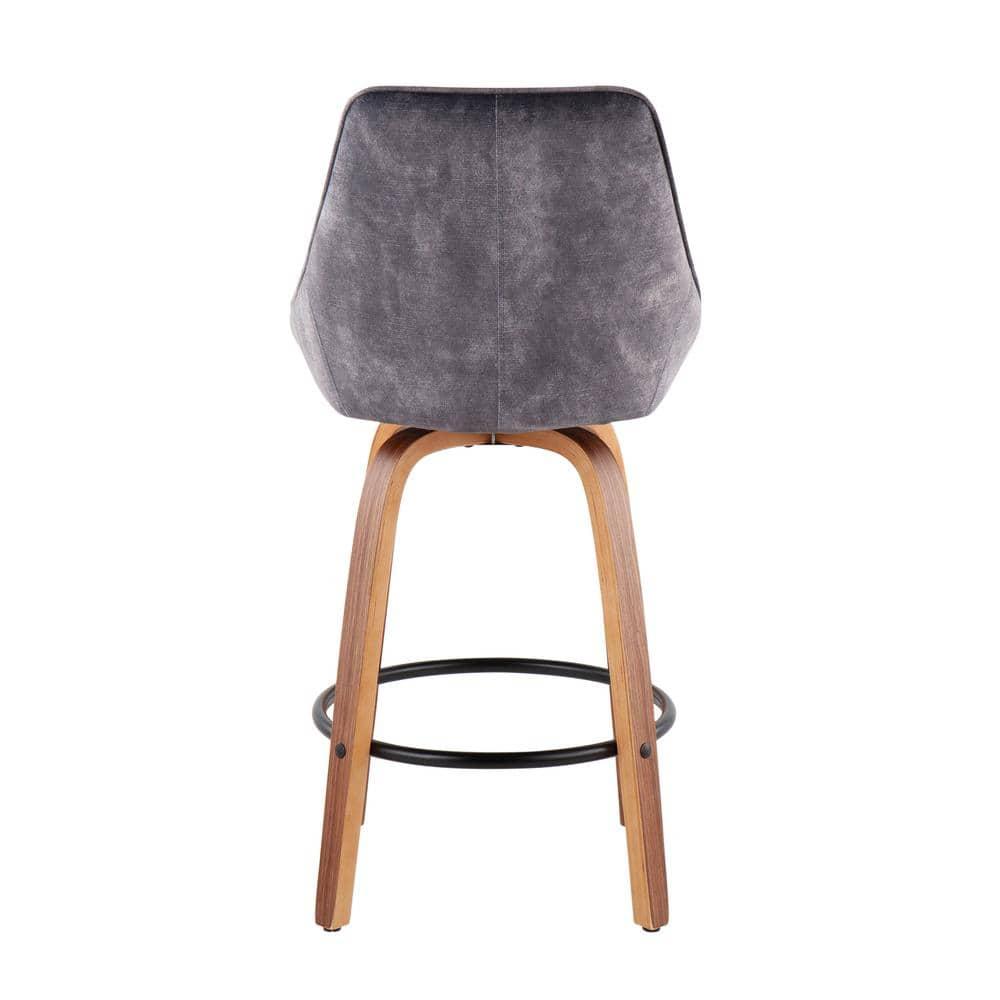 LumiSource Diana Counter Stool - Set of 2