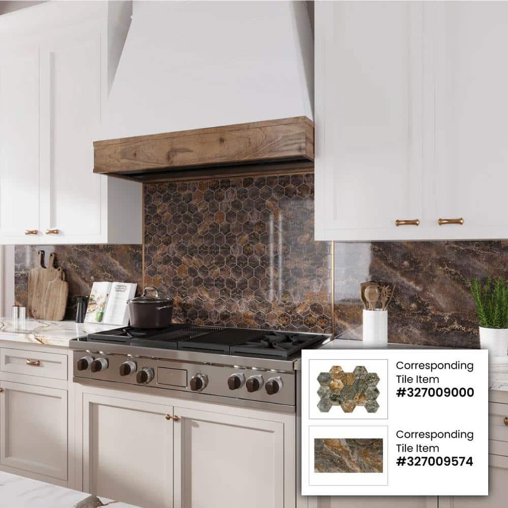 Splendor 8.9'' W x 12.8'' L Porcelain Tile Mosaic Sheet