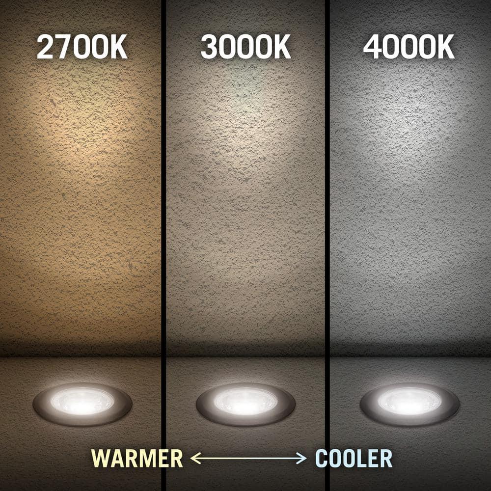 10-Watt Inground Landscape 750 Lumen Black Hardwired Integrated LED Well Light-Soft White 3000K