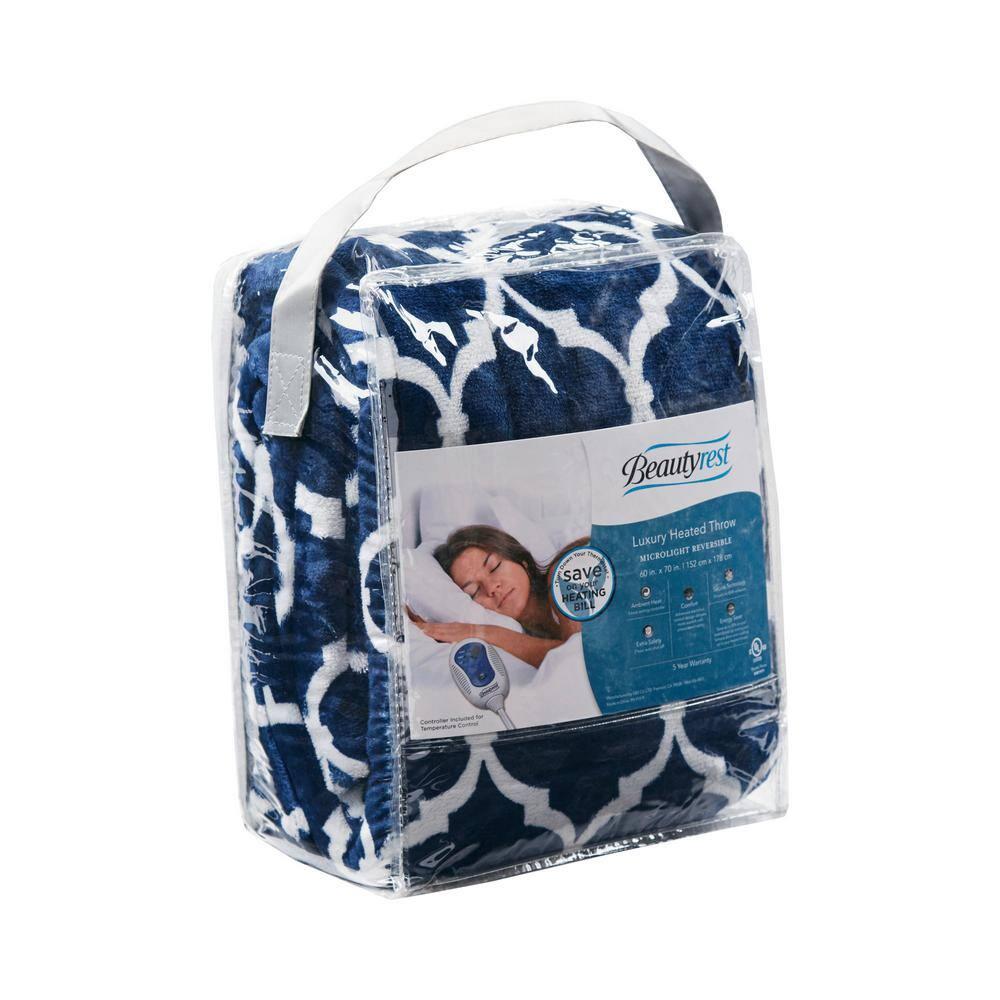 Beautyrest Beautyrest Heated Ogee Oversized Throw
