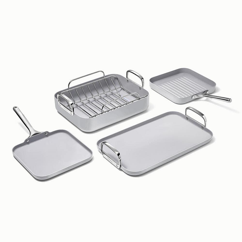 Caraway ® Grey Ceramic Non-Stick 7-Piece Cookware Set