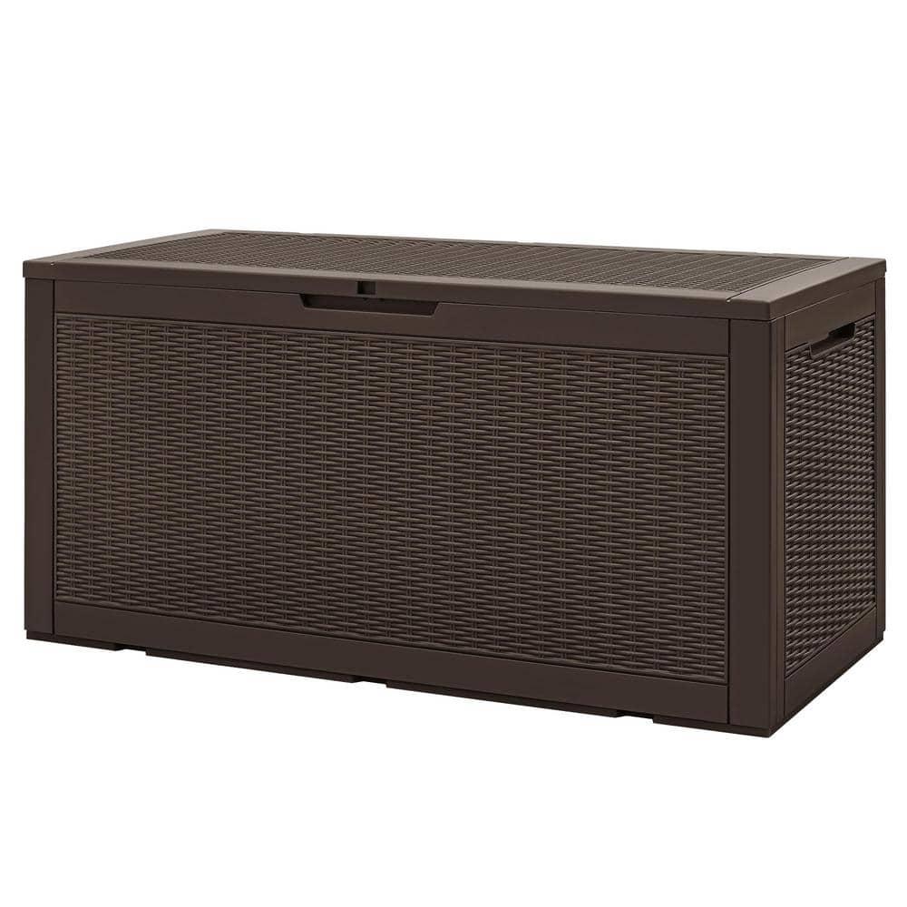 GUNJI GUNJI 100 Gallon Water Resistant Resin Lockable Deck Box