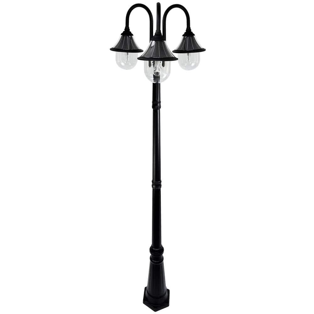 Orion Triple Head Lamp Post - Black