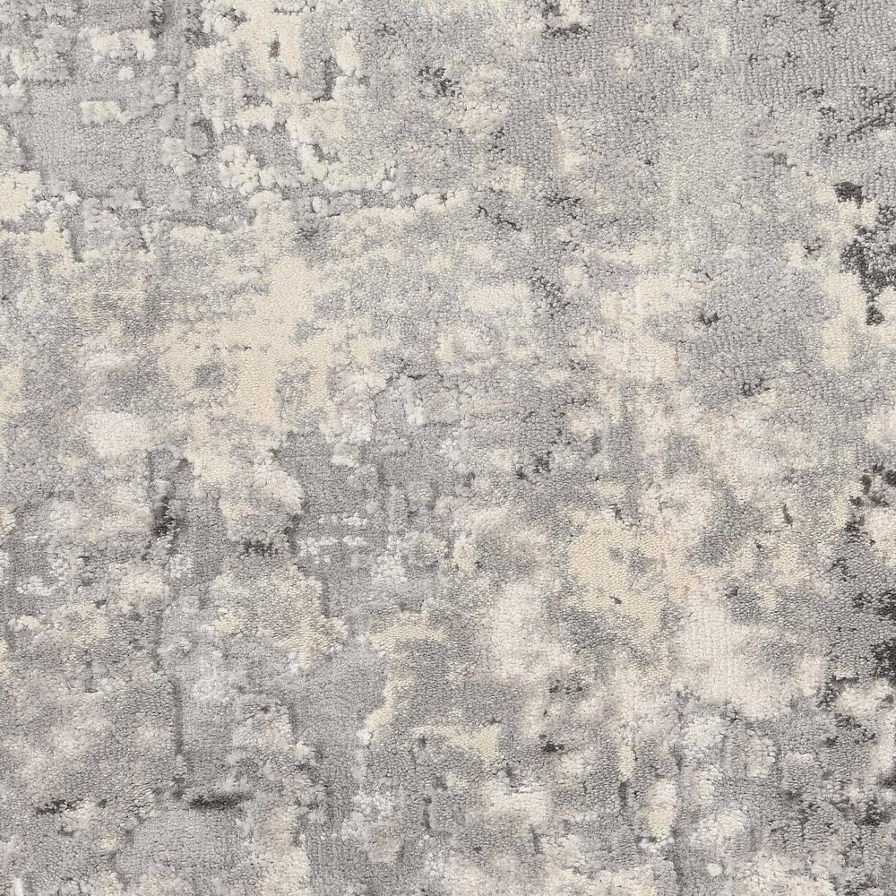 Nourison Rustic Textures Modern Indoor Area Rug Grey/Beige 5'3" x round