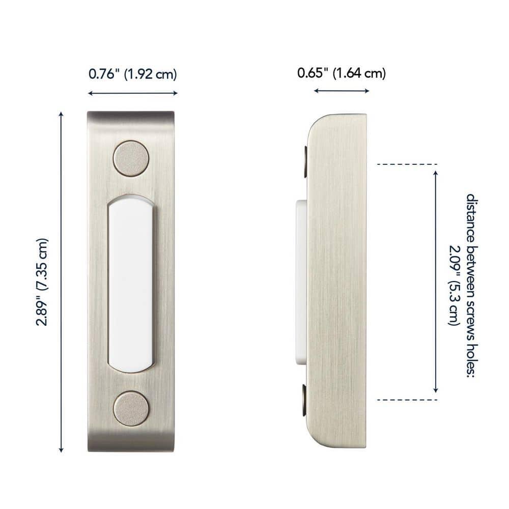 Heath Zenith 18000217 Doorbells & Chimes Accessory, Silver