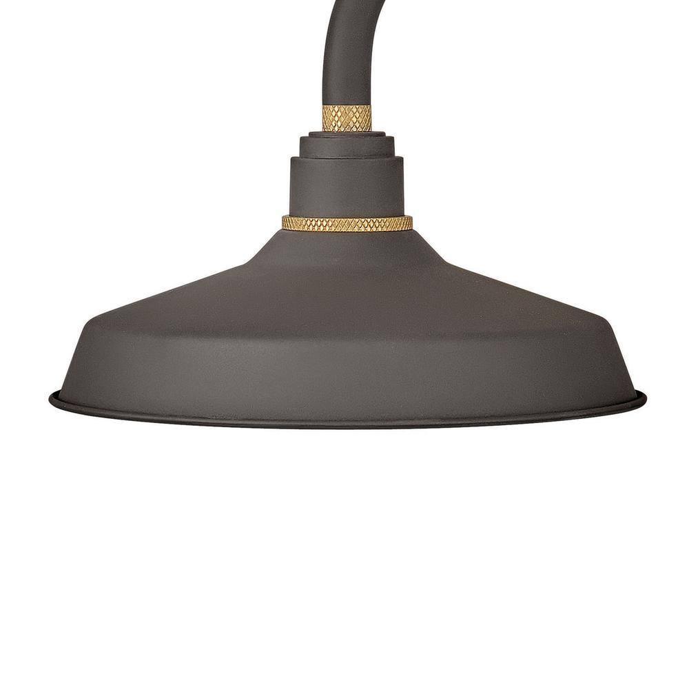 Classic Museum Bronze Outdoor 1-Light Wall Sconce