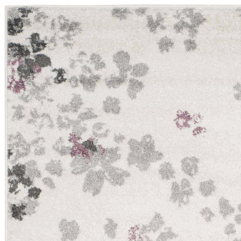 Adirondack ADR115 Power Loomed Area Rug - Ivory/Purple - 8'x8' - Safavieh.
