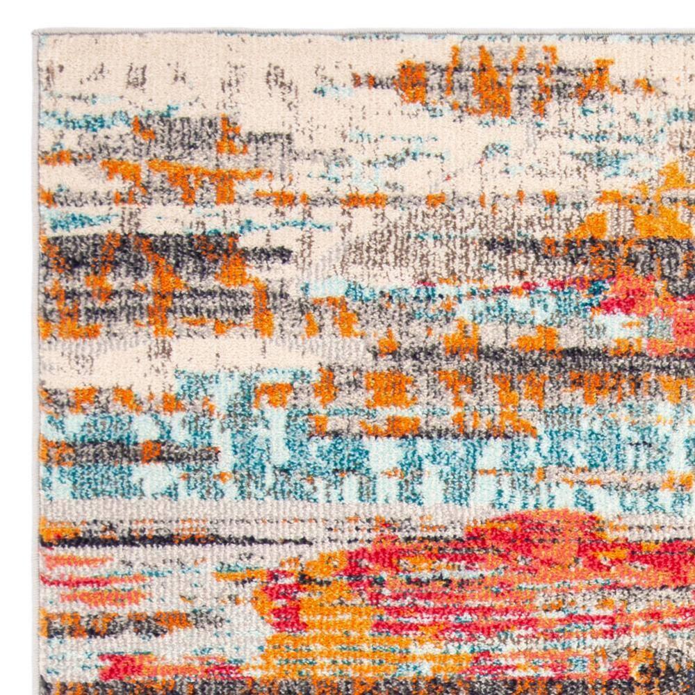 Madison MAD419 Power Loomed Indoor Area Rug - Ivory/Multi - 5'3"x7'6" - Safavieh