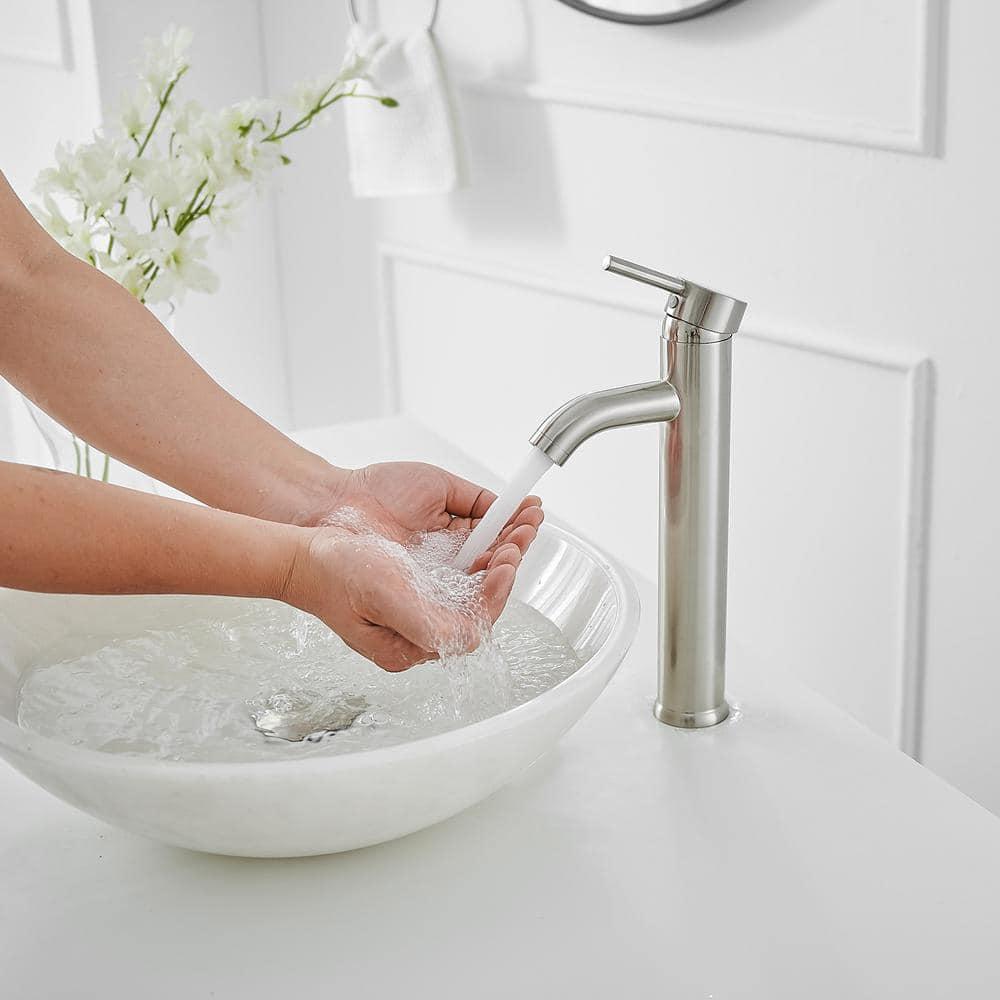 Vessel Sink Faucet Single-handle Bathroom Faucet with Drain Assembly