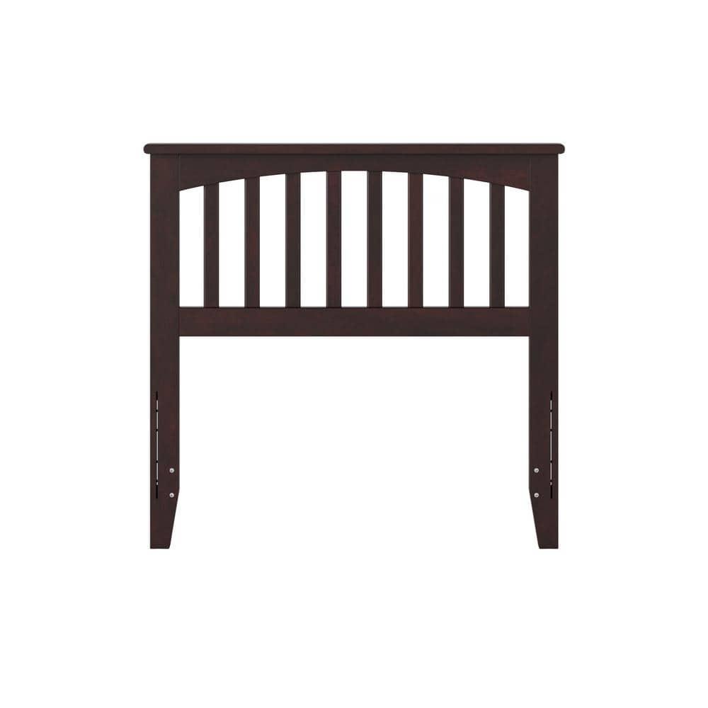 AFI Furnishings Mission Twin Headboard with Turbo Charger in Espresso