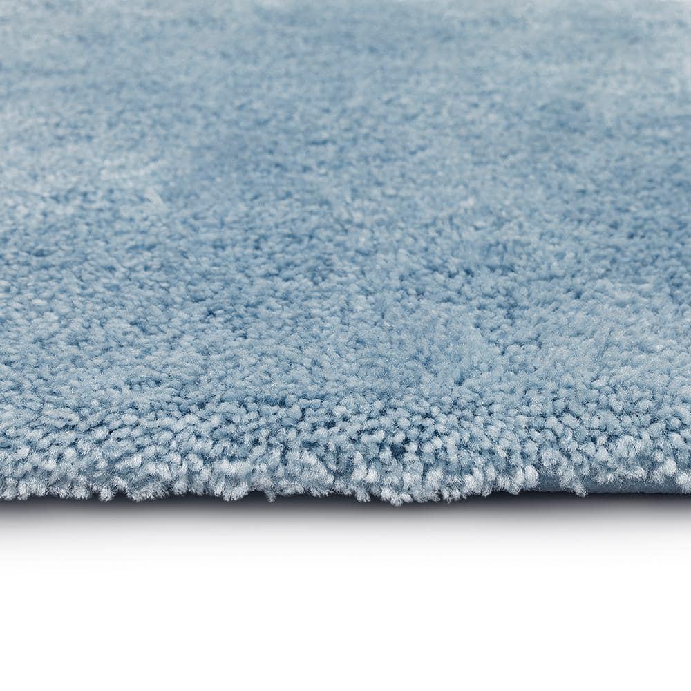 BrylaneHome The Elegance Bath Rug Collection - Bath Rug - 24" W 40" L, Sky Blue