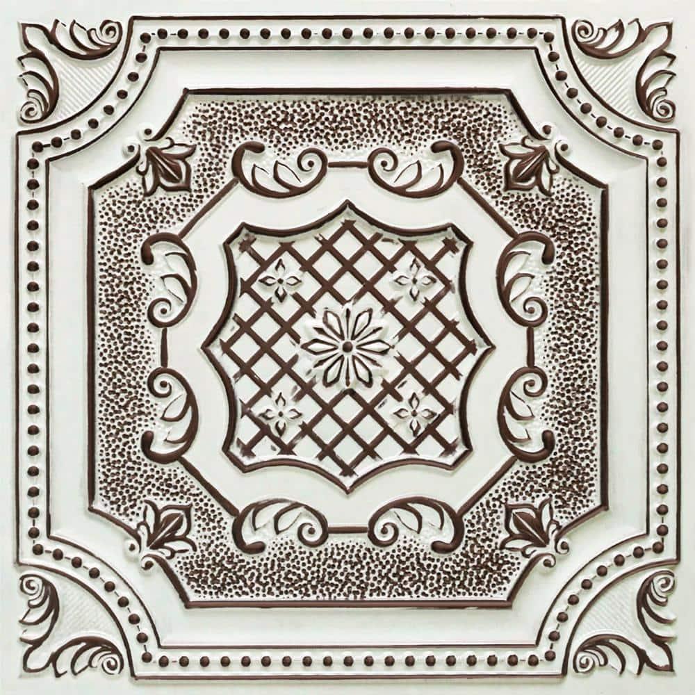 FromPlainToBeautifulInHours My Beautiful Damaris Drop-In or Glue-Up PVC Ceiling Tile (Set of 25)