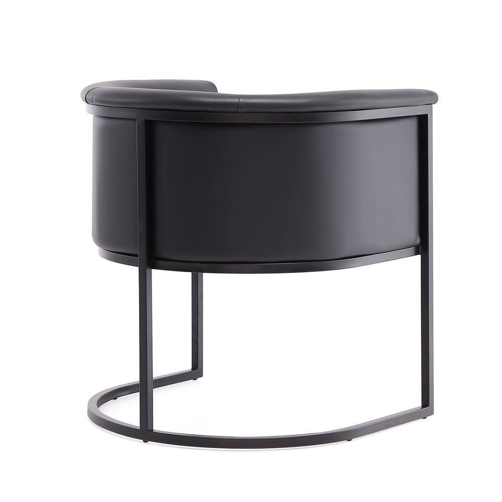 Ceets Bali Saddle And Black Faux Leather Dining Chair (Set Of 2) (Set of 2)