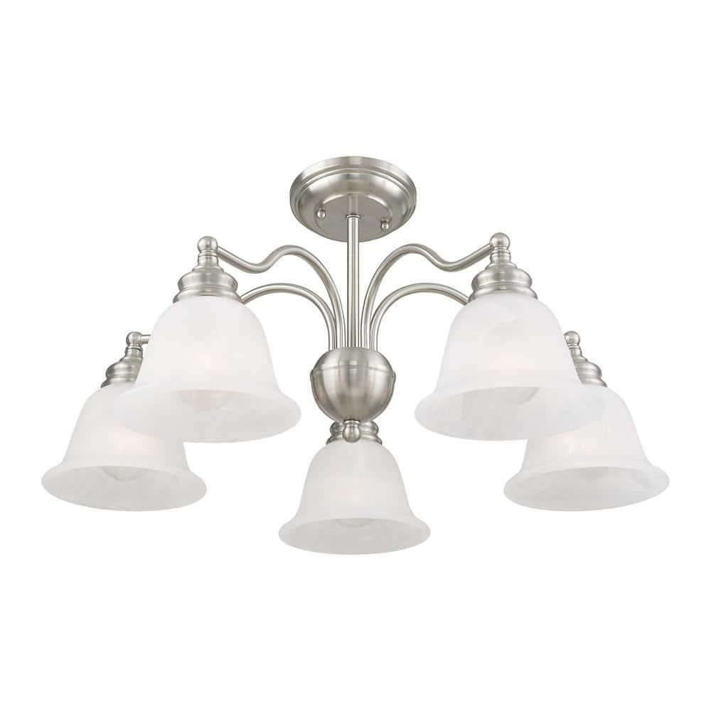 Livex Lighting Essex 5 - Light Chandelier in  Brushed Nickel