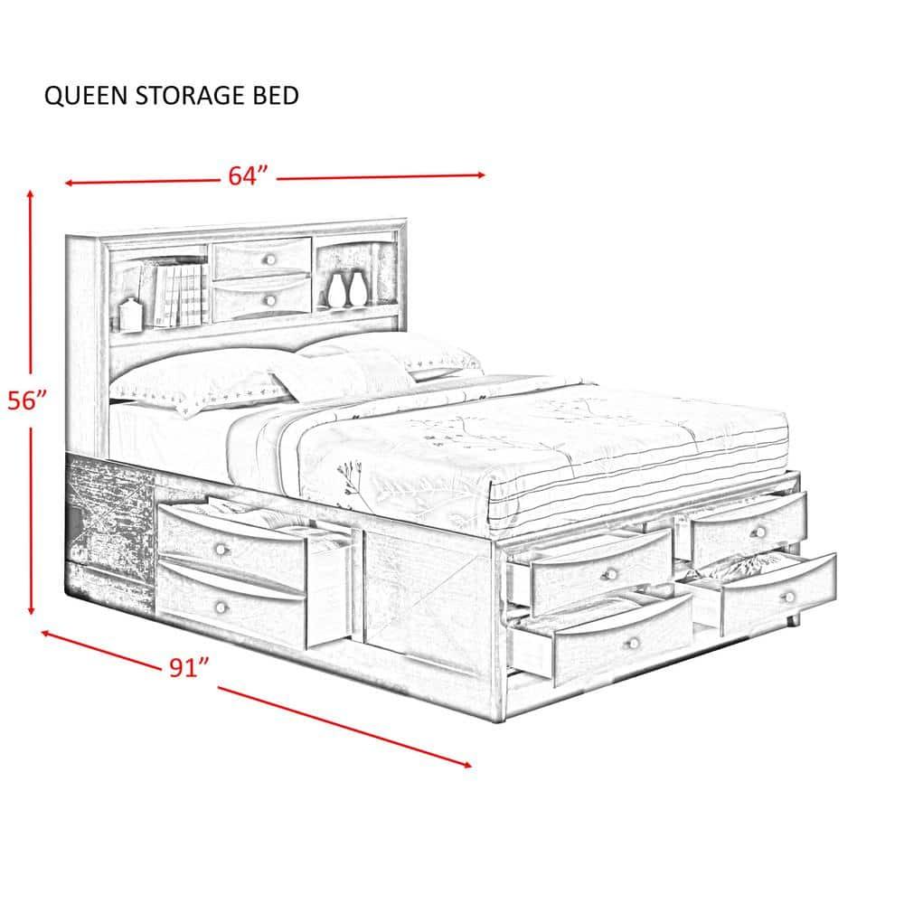 Picket House Furnishings Madison Queen Storage Bed