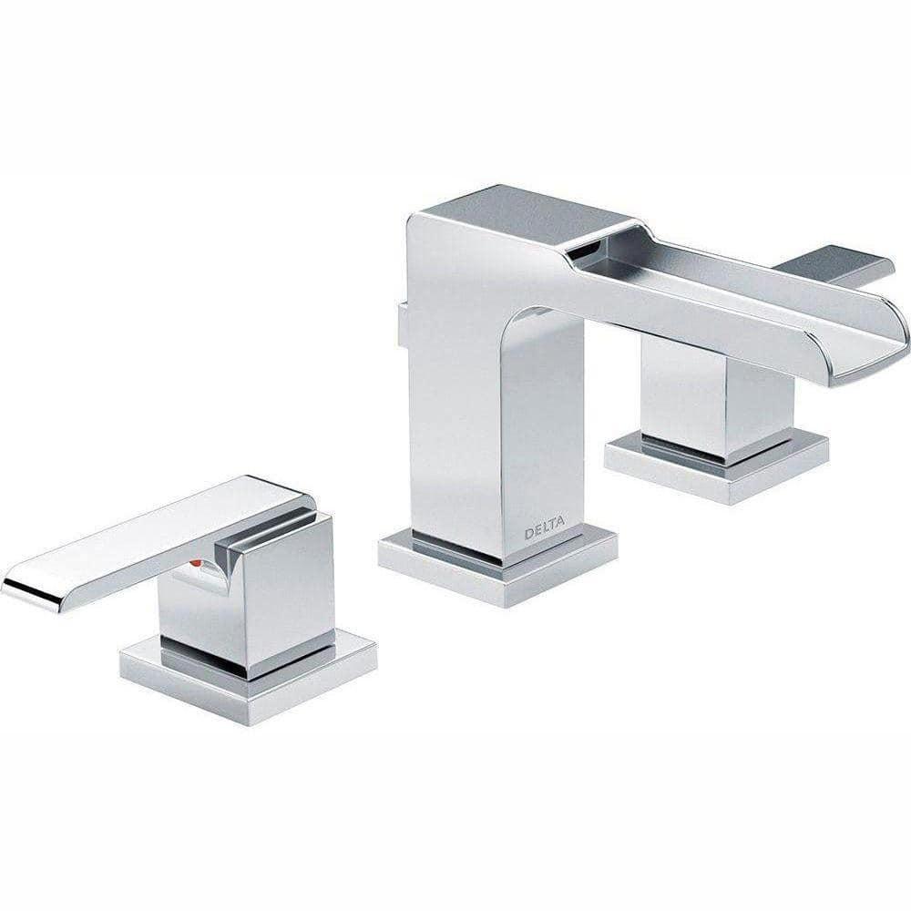 Ara Widespread Bathroom Faucet with Drain Assembly and DIAMOND Seal Technology