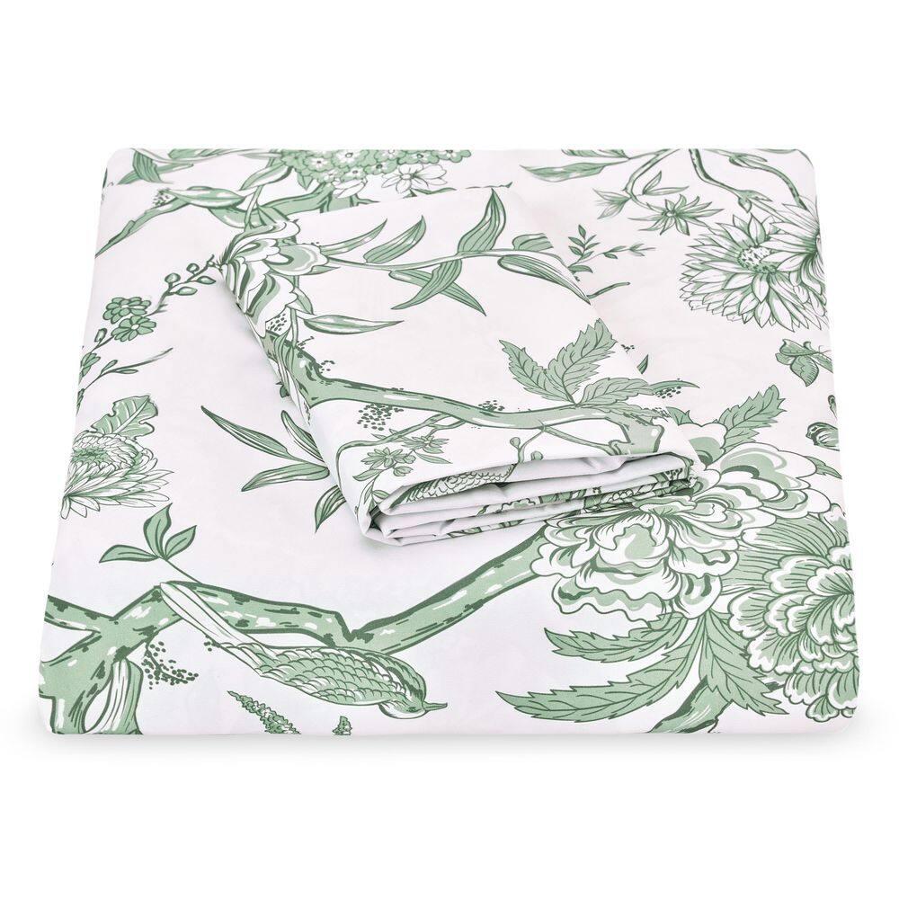 Chanasya Chanasya Antique Toile Double Brushed Microfiber Duvet Cover Set