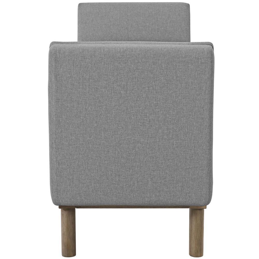 Modway Haven Tufted Button Upholstered Fabric Accent Bench