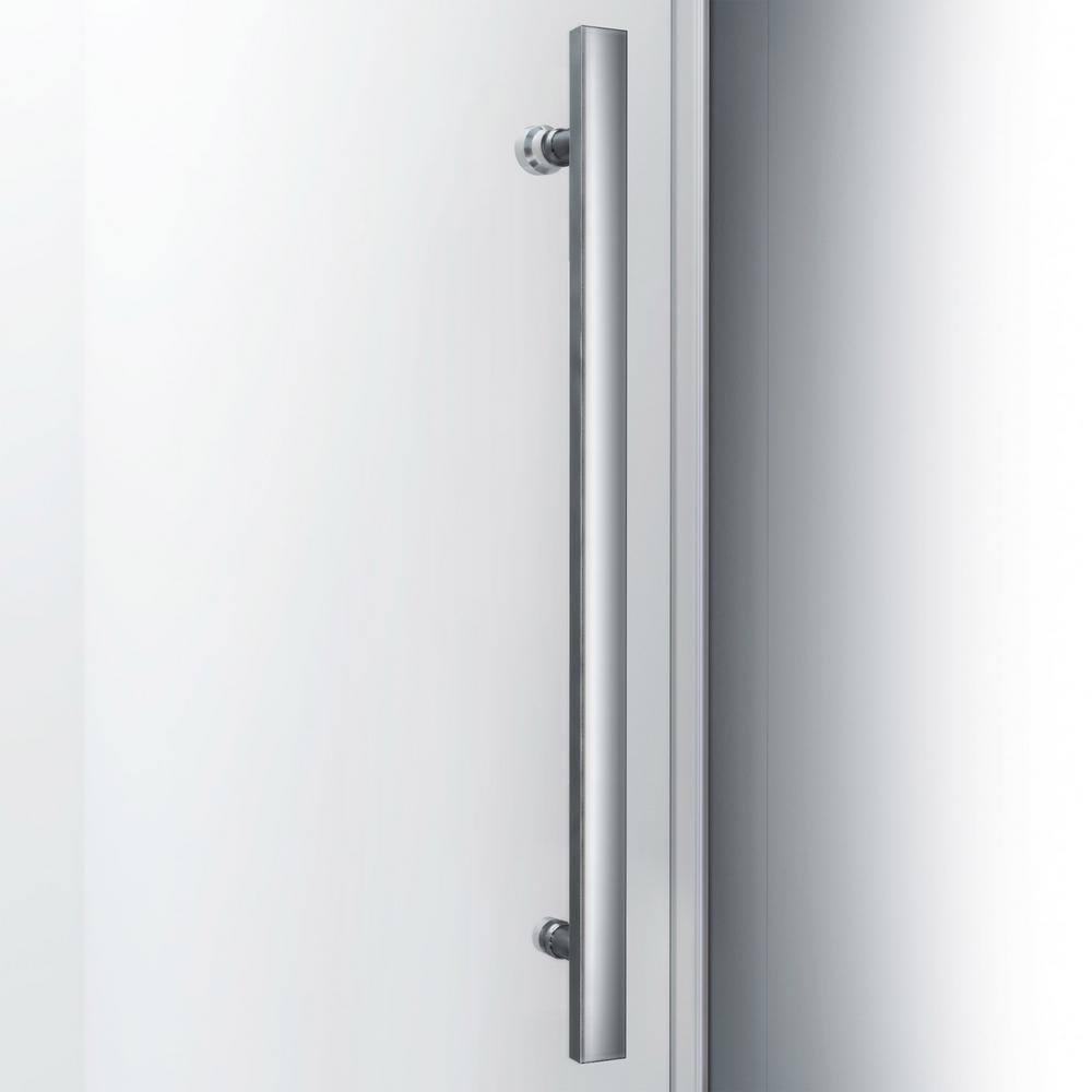 Enigma Air 60.38" W x 34.75" D x76" H Frameless Rectangle Walk In Shower Enclosure