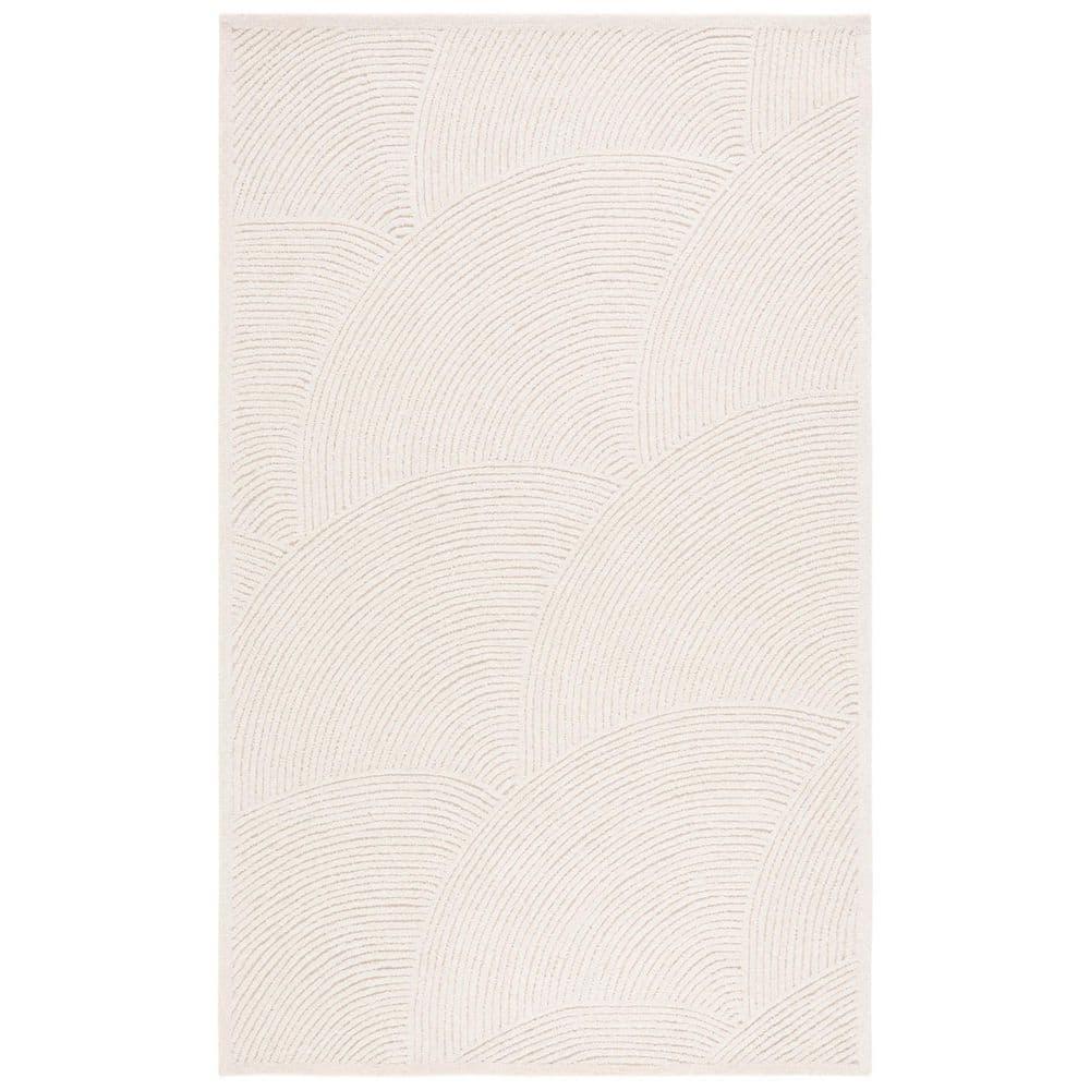 Textural TXT105 Hand Tufted Indoor Area Rug - Ivory - 6'x9' - Safavieh