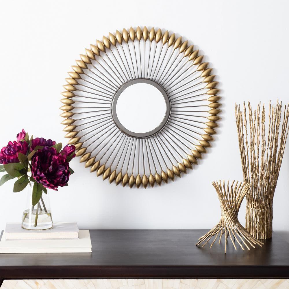 Rulan Mirror - Zinc/Gold - Safavieh