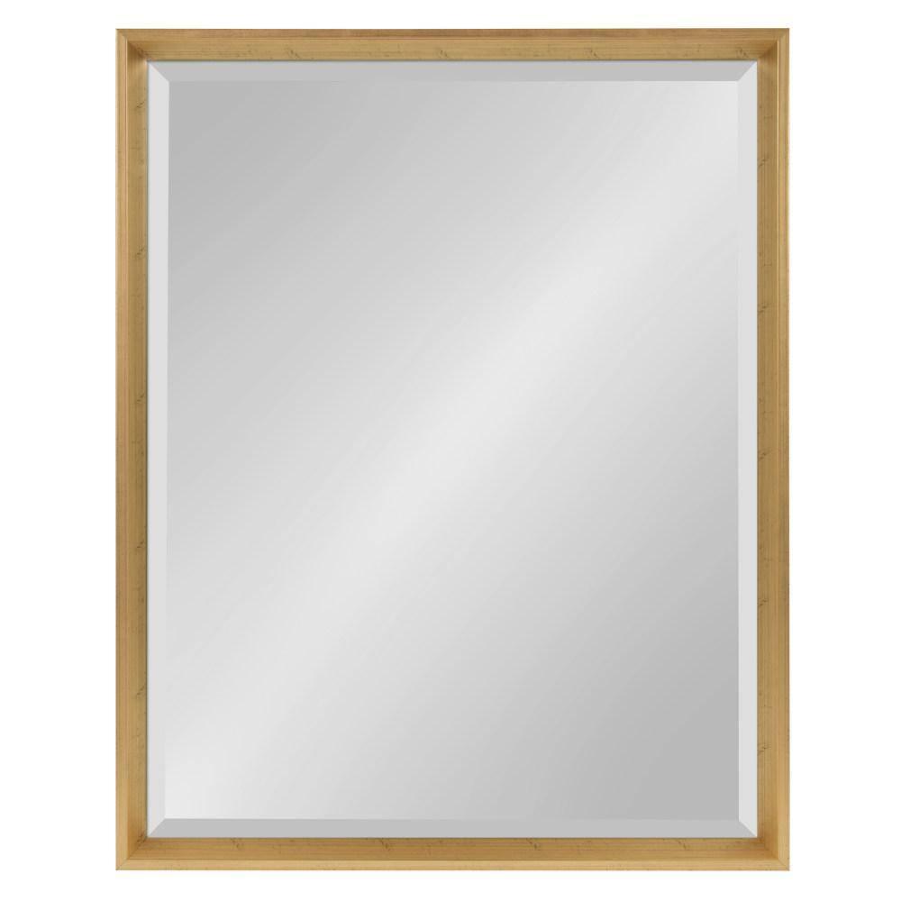 24" x 30" Calter Framed Wall Mirror Gold - Kate and Laurel