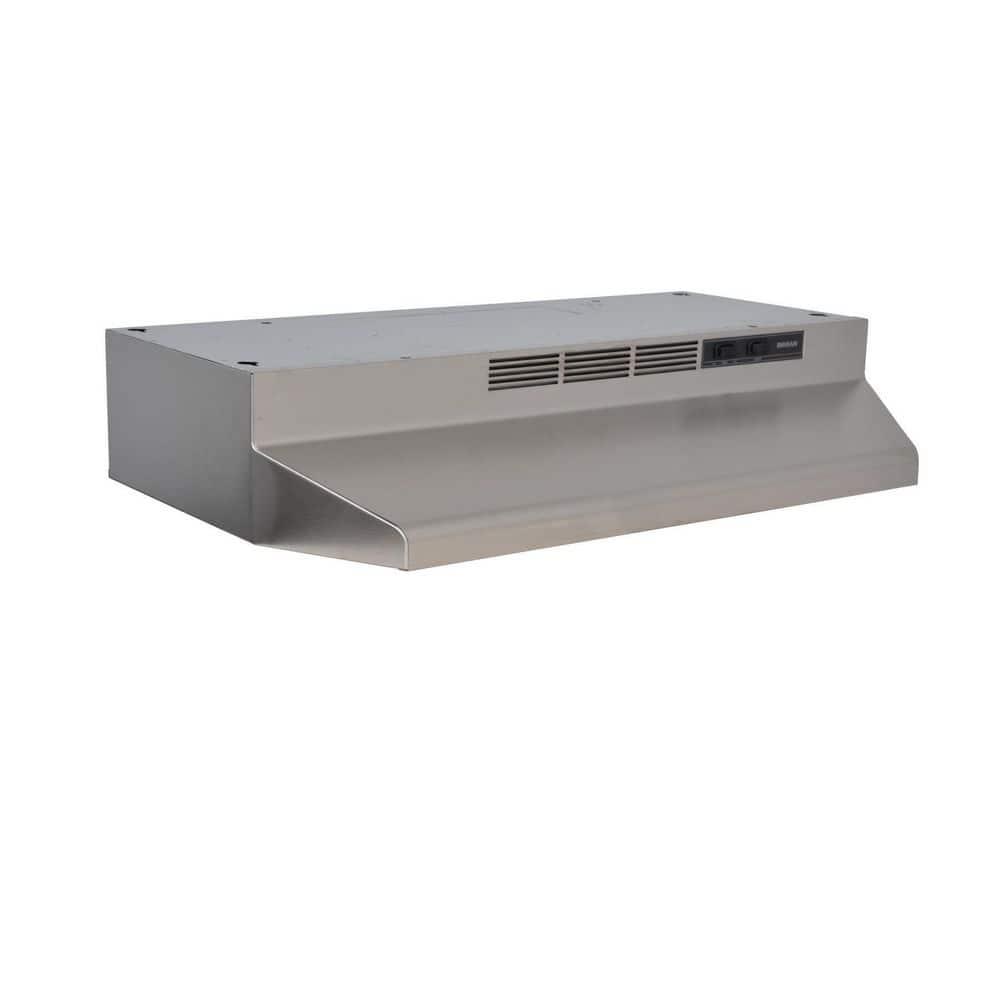 Broan NuTone Broan NuTone 24" Steel 190 CFM Convertible Under Cabinet Range Hood with Mesh Filter F402404